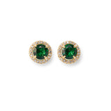 Kate Studs in Deep Green