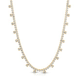 Boca Raton Shaker Tennis Necklace