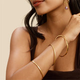 Ivy Bangle Set in Gold